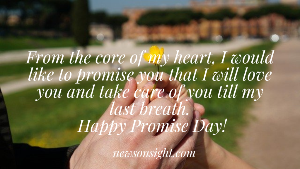 Promise Day Quotes, Wishes and Messages