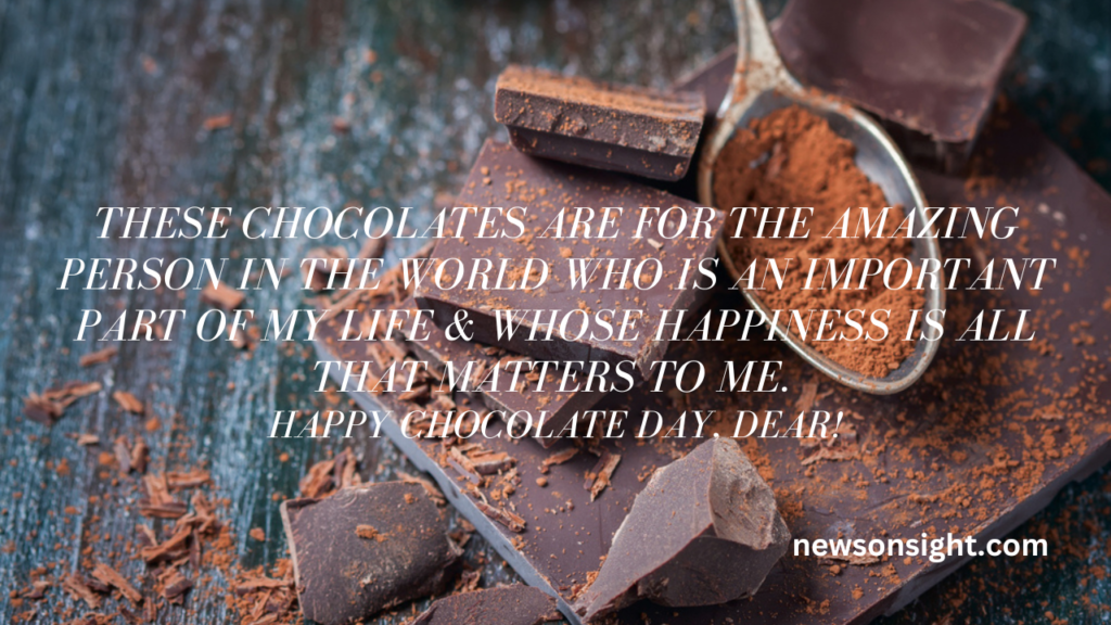 Chocolate Day Messages, Wishes and Quotes