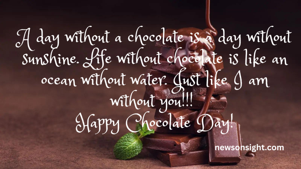 Chocolate Day Messages, Wishes and Quotes