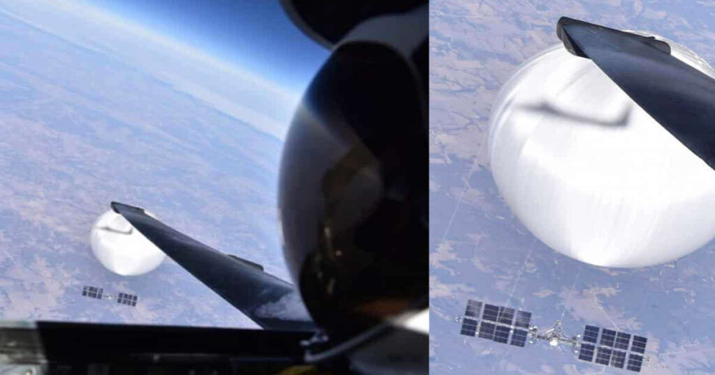 High altitude selfie, please? US pilot captures China spy balloon at 60,000 feet