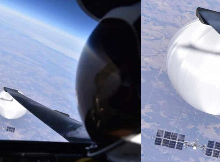 High altitude selfie, please? US pilot captures China spy balloon at 60,000 feet